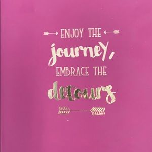 🌷8 for 25🌷purple journal -Enjoy the Journey-new
